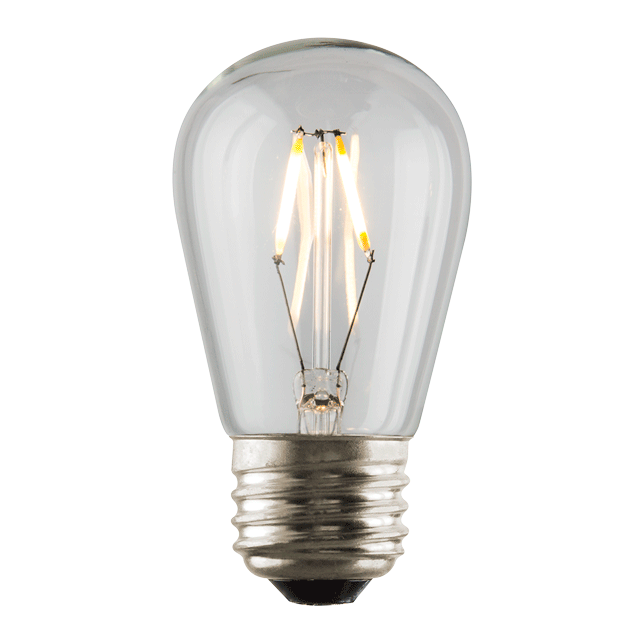 reporte ganador Monetario LED Filament S14 Light Bulb | 2700K | 1.5 Watt | Outdoor