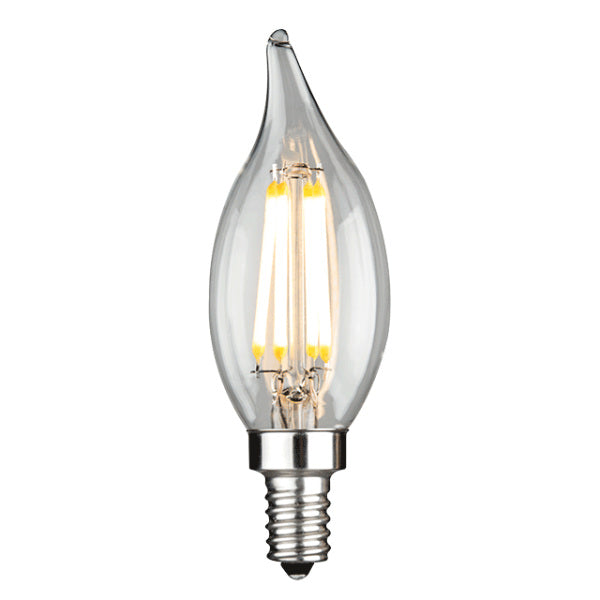 LED Filament E12 CA10 350 Lumens Bulb