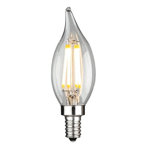 LED Filament E12 CA10 30 Lumens Vintage Bulb