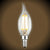 4.5 Watt LED CA10 Filament Bulb 2700K