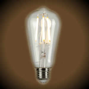 LED Nostalgia ST19 Light Bulb -3000K - Clear