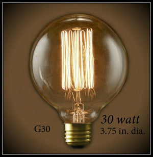 Nostalgic Globe G30 Light Bulb 30W