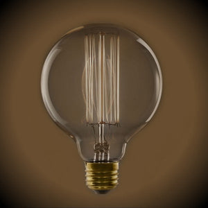 Vintage Globe G25 Light Bulb 40 Watt
