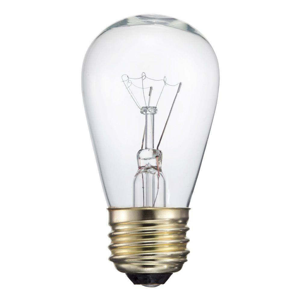 11 Watt Clear S14 Incandescent Sign Light Bulb
