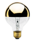 Half Gold 40 Watt Globe G25 Light Bulb