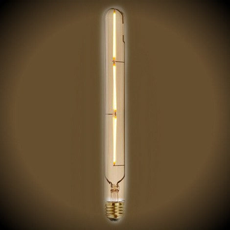 LED Edison Vintage Tubular T9 Bulb 11 in. Length - 6.5W