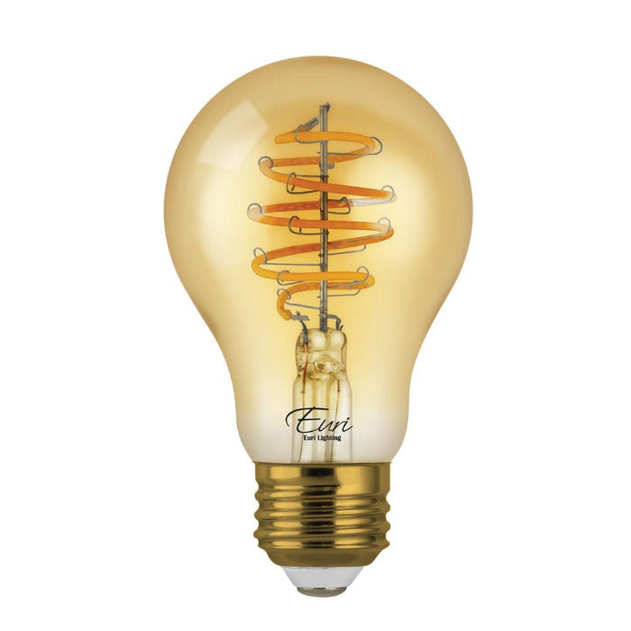 Spiral Filament LED A19 Vintage Light Bulb