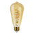 Curved Filament Edison Light Bulb with Amber Tinted Glass