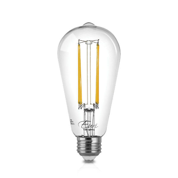 Clear Glass LED Edison Bulb 12 Pack 