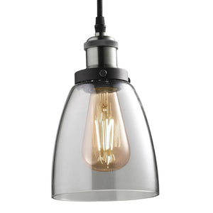 Industrial Clear Glass Pandant Lamp