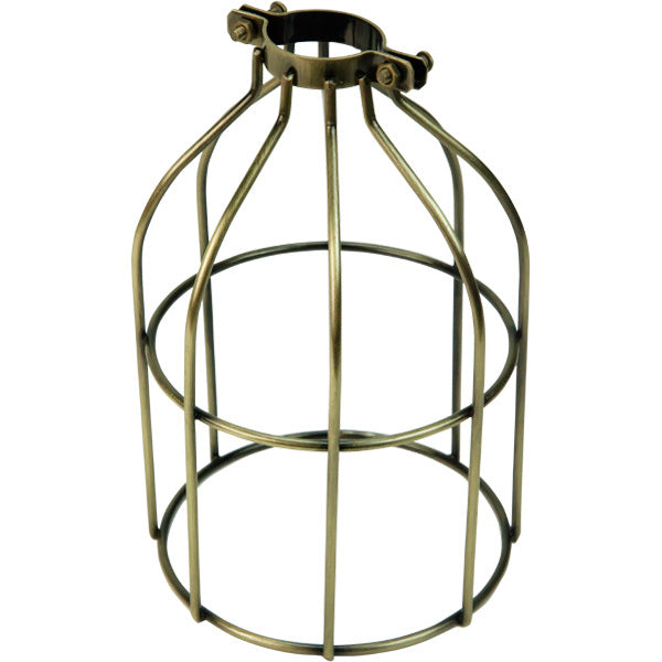 Antique Brass Open Style Premium Bulb Cage
